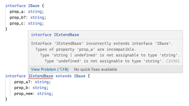 TypeScript Extend Type  How does TypeScript Extend Type work?