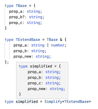 Extending TypeScript Interfaces and Type Aliases with common properties -  smnh