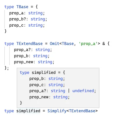 Extending TypeScript Interfaces and Type Aliases with common properties -  smnh